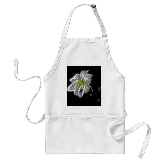 Avental Flor de lírio branco beleza da natureza (Frente)