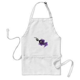 Avental Flor de orquídea roxa, Apron