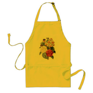 Avental Flores Antigas, Camélias e Narcisos, Redoute