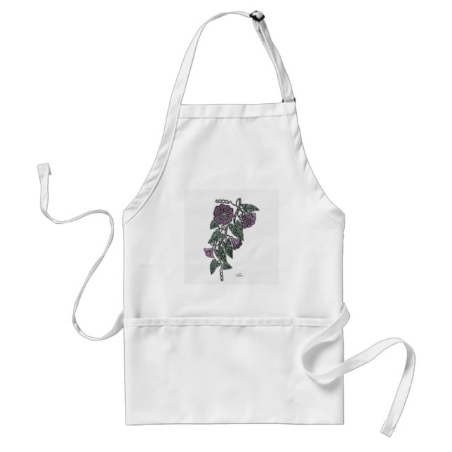 Avental Flores de rendas (Frente)