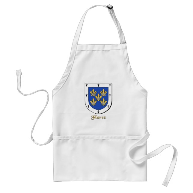 Avental Flores Family Shield Apron (Frente)