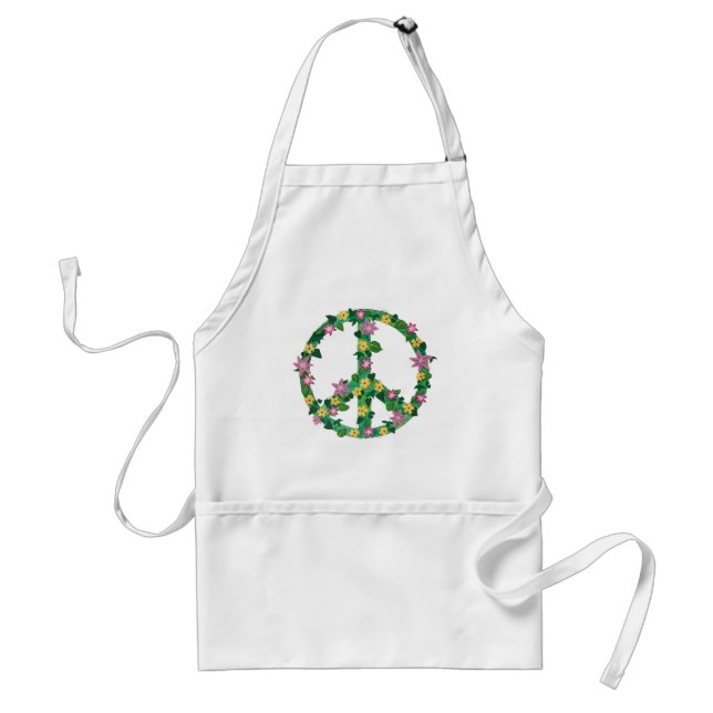Avental Flores Florais - Sinal de Paz Aprons (Frente)