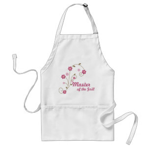Avental Flores Rosa Apron