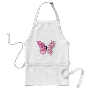 Avental Flower Butterfly with Pink Sakura
