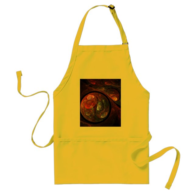 Avental Fluid Connection Abstrato Art Apron (Frente)