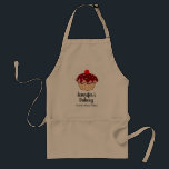 Avental Folha profissional moderna e elegante<br><div class="desc">A moderna padaria profissional Apron. Adicione sua própria imagem ou logotipo e nome e texto para personalizar.</div>