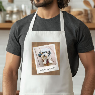 Avental Fotografia Rústica com Instagrama Quadrado e Madei