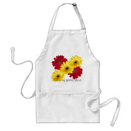 Avental Fotografias do Red and Yellow Gerber Daisy Close