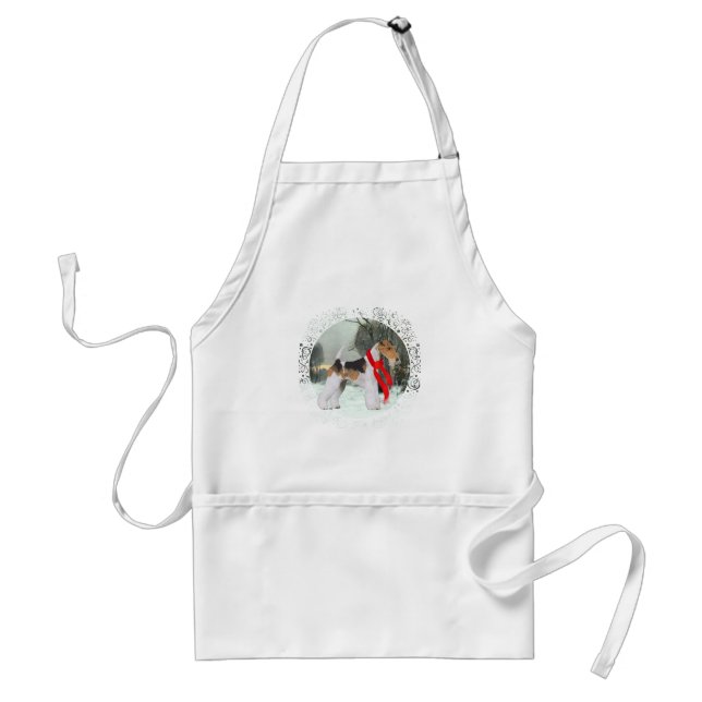 Avental Fox Terrier Inverno (Frente)