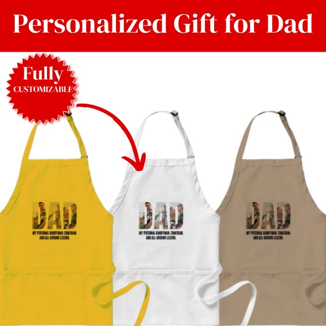 Avental Funny Dad Apron – Handyman, Comedian & Legend (Funny Dad Apron – Handyman, Comedian & Legend)