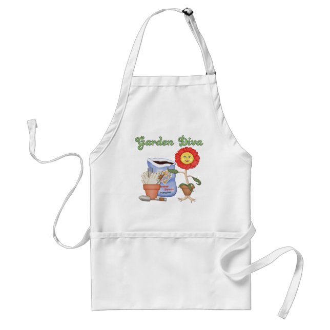 Avental Funny Garden Diva (Frente)