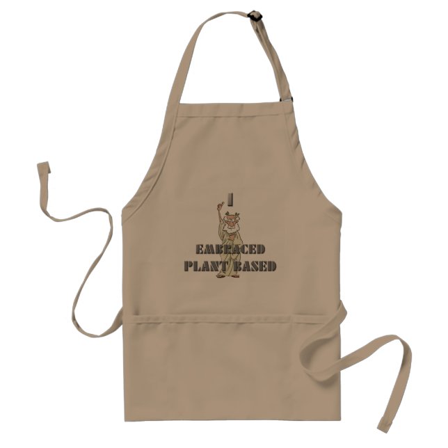 Avental Funny Khaki Plant Baseada em Apron (Frente)