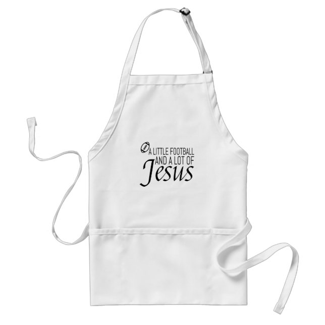 Avental Futebol e Jesus (Frente)