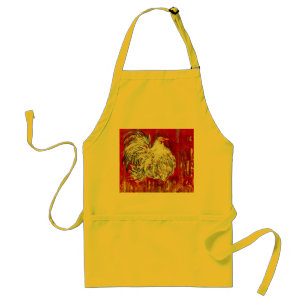 Avental Galinha Apron Rooster Short