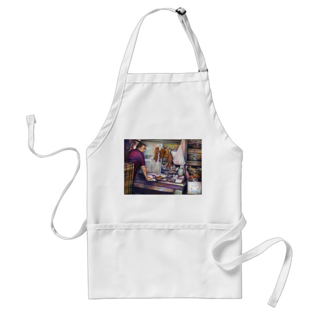 Avental Galinha Beijada Pelo Sol, Singapura (Frente)