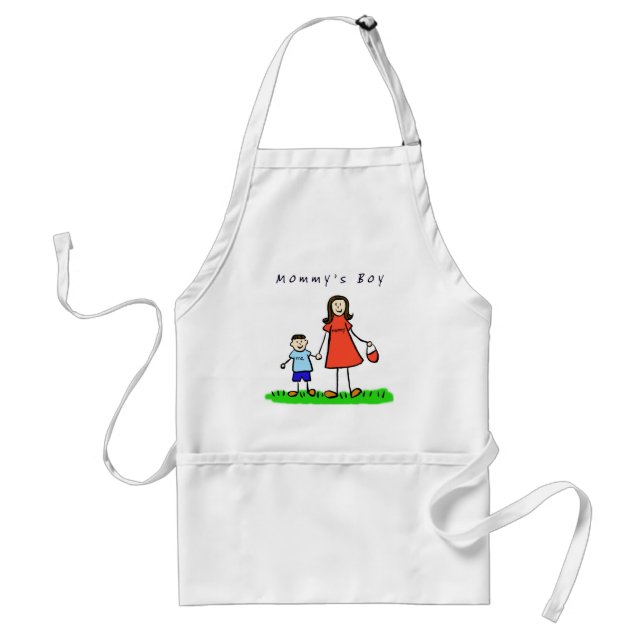 Avental Garoto mamãe Apron (Brunette) (Frente)