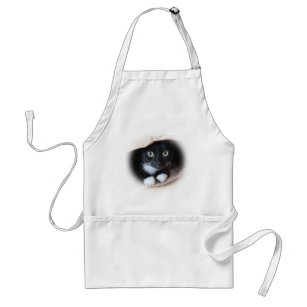 Avental Gato em um saco