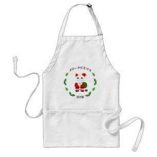Avental Gato Sortudo com Fúria de Natal