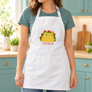 Avental Gato Taco Engraçado
