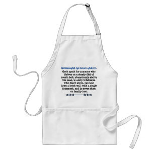 Avental Geeks Genealogicos Apron