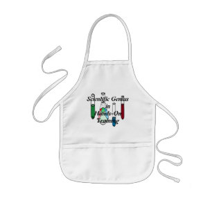 Avental Geeky do cientista da química da HASTE da