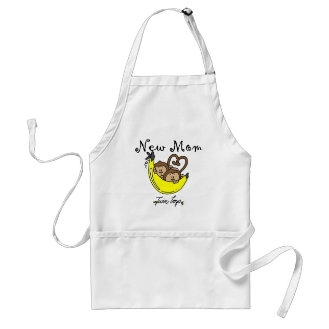 Avental Gêmeos Novos Camisetas e presentes da mãe (Frente)