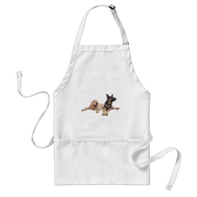 Avental german shepherd and golden retriever (Frente)