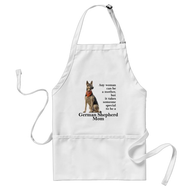 Avental German shepherd Mãe Apron (Frente)