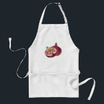 Avental Gettin Figgy Wit<br><div class="desc">Nosso doce avental de trocadilho de fruta faz um presente de excelente para seu chef favorito ou qualquer um que ama figos! Design apresenta duas ilustrações fig com uma camada de aquarela e "ganhando corpo com ela", inscritas como dentro em letras brancas de estilo manuscrito.</div>