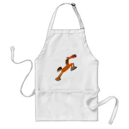 Avental Giddyup, Horsey! Cartoon Horse Apron