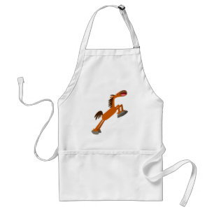 Avental Giddyup, Horsey! Cartoon Horse Apron