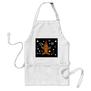 Avental Gingerbird Man #2 Adult Apron