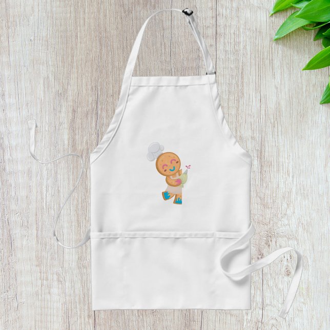 Avental Gingerbird Man Chef (Criador carregado)