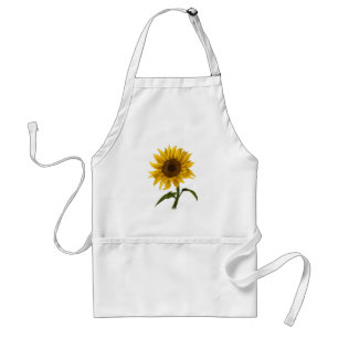 Avental Girassol Sunshine Floral Watercolor Flor