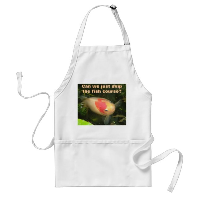 Avental Goldfish Funny Cozinhar Apron (Frente)