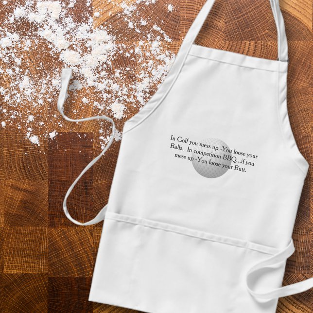 Avental Golf vs CHURRASCO Apron (Criador carregado)