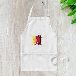Avental Golfer Silhouettes<br><div class="desc">Apresentando nossa vibrante "Espectro Swing" Golfers Apron - a combinação perfeita de estilo e funcionalidade para o entusiasta do golfe em sua vida! Celebre o seu amor pelo jogo com este avental que apresenta silhuetas dinâmicas de golfistas se destacando em um espectro de cores vivas. 🏌️ **Design dinâmico:** O...</div>