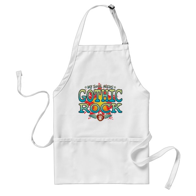 Avental Gótica Rock Soul Apron (Frente)