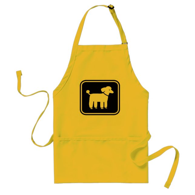 Avental Gráfico de Poodle (Frente)