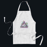 Avental Gráfico Floral Deathly Hallow<br><div class="desc">HARRY POTTER™ | Vejam este símbolo floral de "Deathly Hallow"!</div>