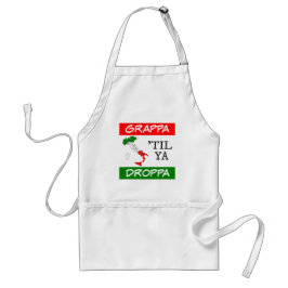 Avental Grappa Til Ya Droppa Bandeira Itália Mapa