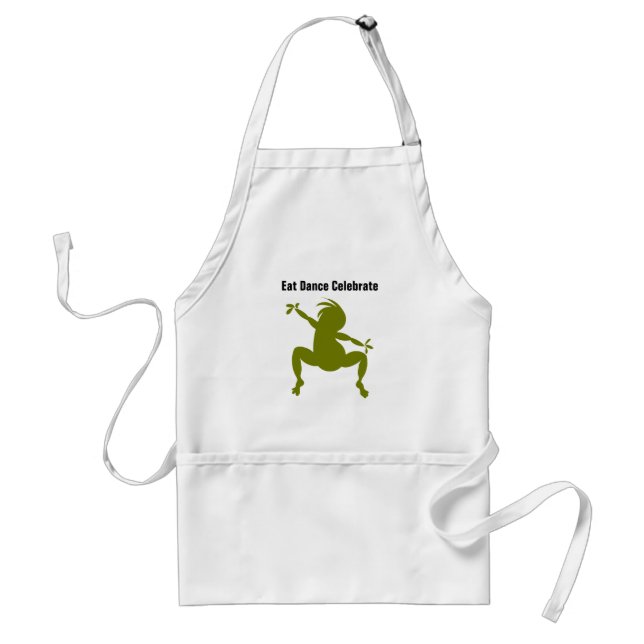 Avental Green Dancing Kokopelli (Frente)