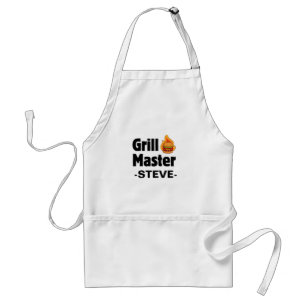 Avental Grill Master Personalizado Name Apron For Men