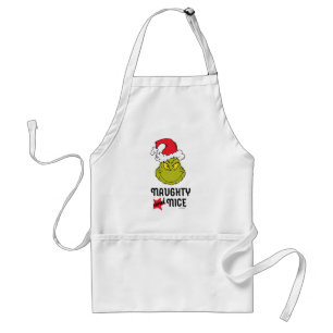 Avental Grinch   Travesso e Bonzinho