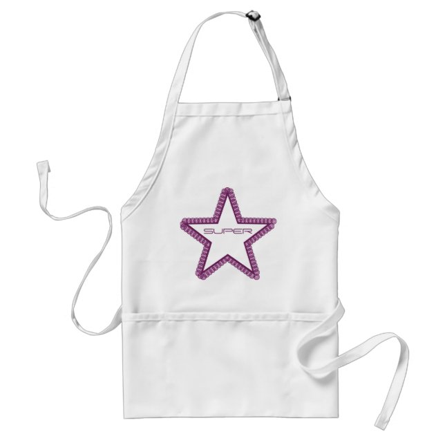 Avental Grunge Superstar Apron, Roxo (Frente)