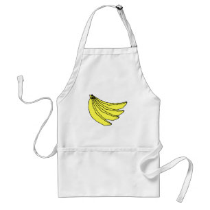 Avental Grupo de bananas amarelas