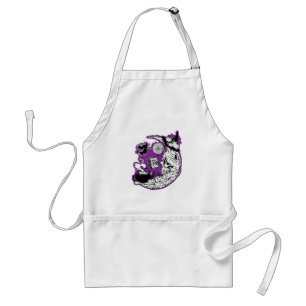 Avental Halloween Crescent Moon Witold Skull