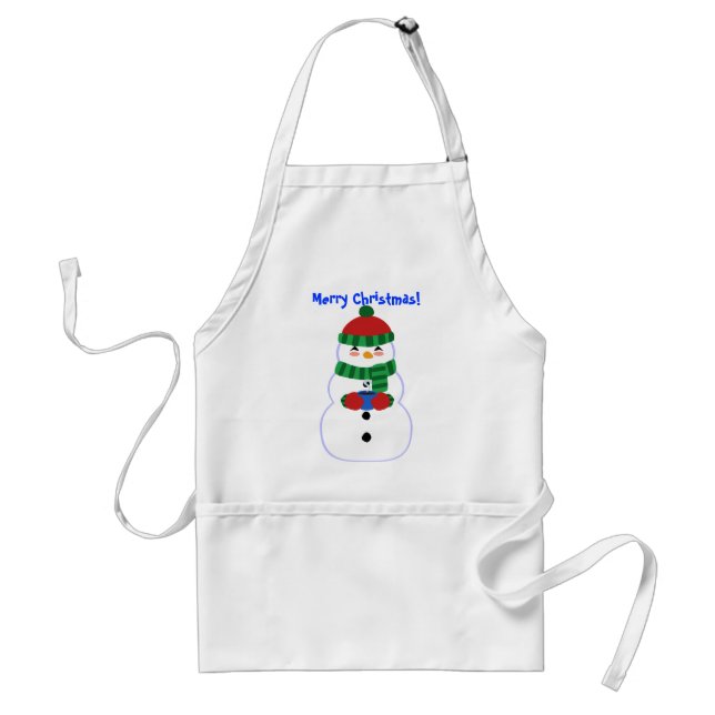 Avental Happy Snowman Apron (Frente)