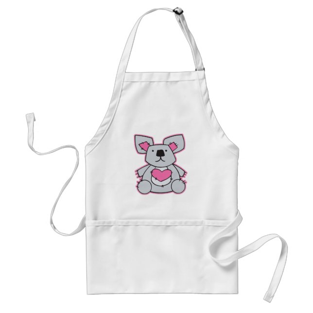 Avental Heart of Love Koala Bear (Frente)