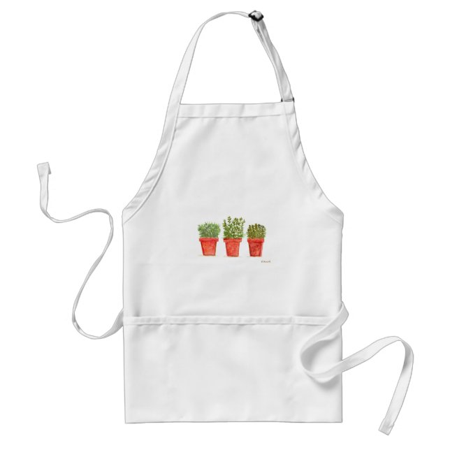 Avental Herbs thyme rosemary menta (Frente)